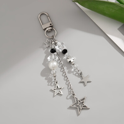 Y2K modni cvijet Zvijezda Ljubavna mašna Jagoda Privjesak Akrilni privjesak Studentska ženska torba Ruksak Hlače Lanac Dodaci