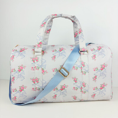 New Fashion Bow Nylon Geantă de voiaj impermeabilă Geantă de depozitare de călătorie Geantă de umăr portabilă de mare capacitate Geantă de cruce