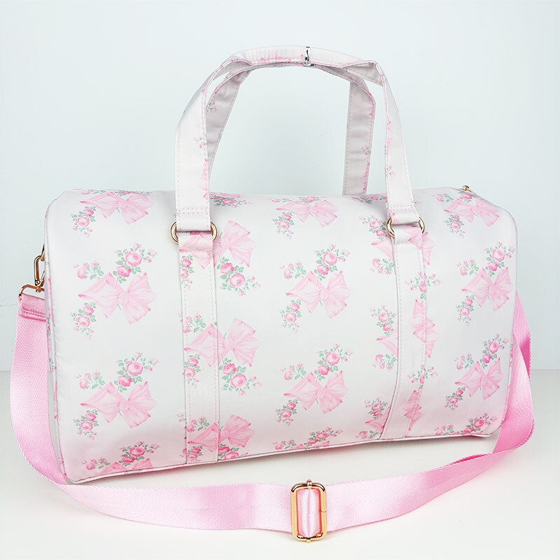New Fashion Bow Nylon Geantă de voiaj impermeabilă Geantă de depozitare de călătorie Geantă de umăr portabilă de mare capacitate Geantă de cruce