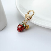 прекрасна ягодова каишка за мобилен телефон Цветна верижка за телефон Ръчно изработени ключодържатели Телефони Канап Висулка Ключодържатели за портфейл подаръци