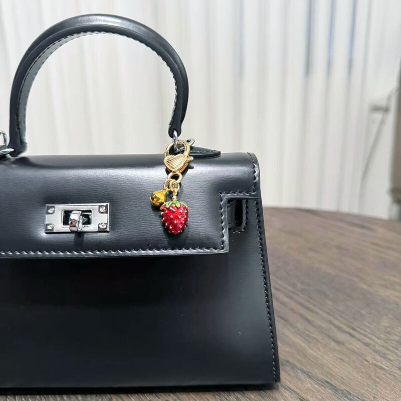 прекрасна ягодова каишка за мобилен телефон Цветна верижка за телефон Ръчно изработени ключодържатели Телефони Канап Висулка Ключодържатели за портфейл подаръци