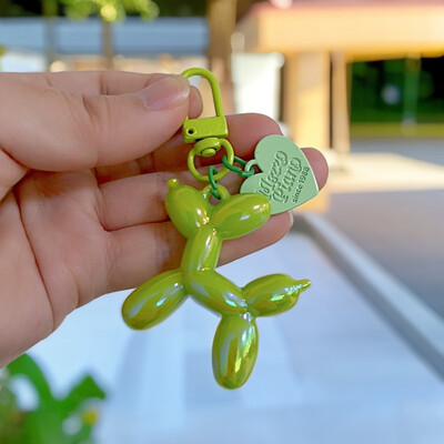 Slatki akrilni crtani balon pas privjesci za ključeve za žene Y2K torba privjesak par auto privjesci za ključeve nakit poklon ukrasi dodaci