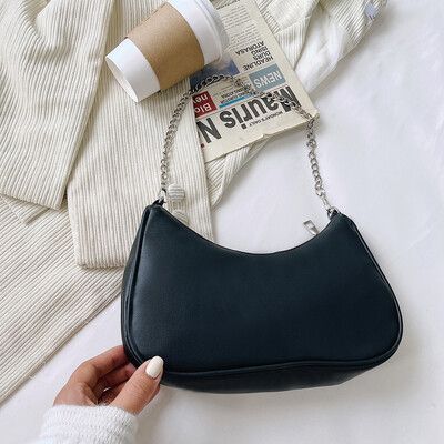 Geantă de damă cu mâner Genți de mână retro pentru femei, genți de umăr din piele PU, genți hobos la subrat, geantă cu mâner superior, geantă mică pentru femei