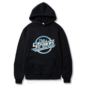 Strokes Hoodie Pullover Fashion Classic Hoodie Pullover Cozy Fleece Clothing Vyriškas megztinis Universalus laisvalaikio megztinis megztinis