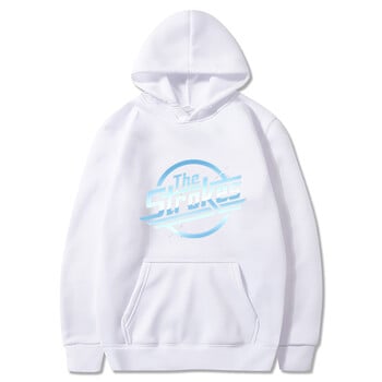 Strokes Hoodie πουλόβερ Μόδα Κλασικό πουλόβερ με κουκούλα Cozy Fleece Ανδρικά ρούχα με κουκούλα Ευέλικτο Casual πουλόβερ με κουκούλα