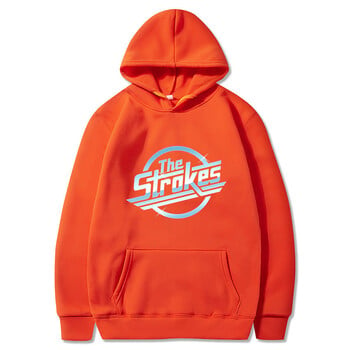 Strokes Hoodie πουλόβερ Μόδα Κλασικό πουλόβερ με κουκούλα Cozy Fleece Ανδρικά ρούχα με κουκούλα Ευέλικτο Casual πουλόβερ με κουκούλα