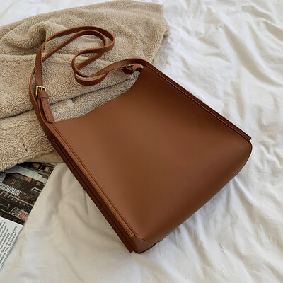 Kvalitetna ženska torba na rame Kožna ručna torba 2022. Dizajnerske luksuzne torbe velikog kapaciteta Jednobojna torba za kupnju Ženske bolsos