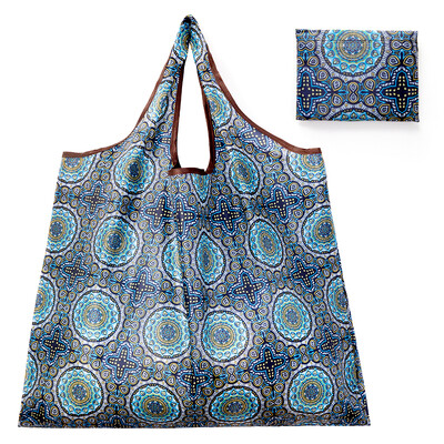 Geantă de cumpărături pliabilă, ecologică, mare, reutilizabilă, portabilă, pe umăr, pentru călătorie, cumpărături, modă, buzunar