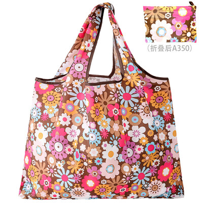 58X53X40cm geantă ecologică pliabilă din pânză Oxford geantă de cumpărături ecologică geantă portabilă geantă mare de supermarket pentru băcănie