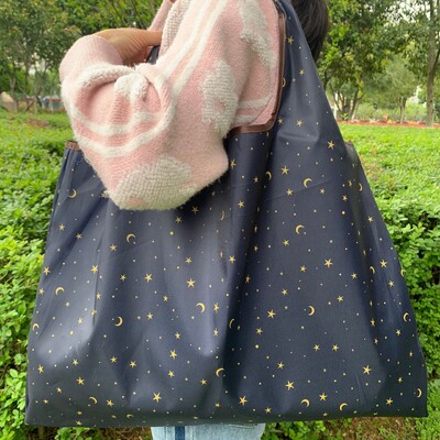 58X53X40cm geantă ecologică pliabilă din pânză Oxford geantă de cumpărături ecologică geantă portabilă geantă mare de supermarket pentru băcănie