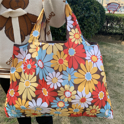 58X53X40cm geantă ecologică pliabilă din pânză Oxford geantă de cumpărături ecologică geantă portabilă geantă mare de supermarket pentru băcănie