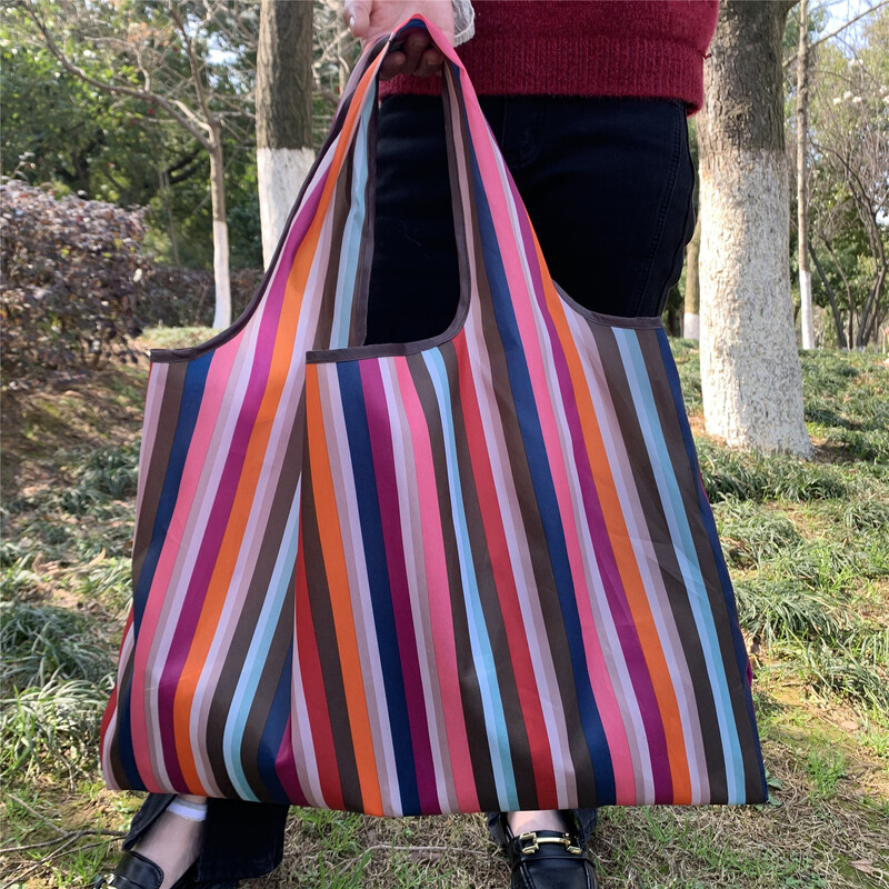 58X53X40cm geantă ecologică pliabilă din pânză Oxford geantă de cumpărături ecologică geantă portabilă geantă mare de supermarket pentru băcănie