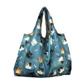 Geantă de cumpărături pliabilă la modă, impermeabilă, cu un singur umăr, cu îngroșare portabilă, geantă portabilă de băcănie, geantă verde de depozitare pentru supermarket