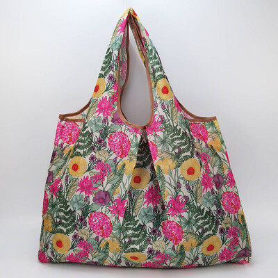 Geantă de cumpărături pliabilă la modă, impermeabilă, cu un singur umăr, cu îngroșare portabilă, geantă portabilă de băcănie, geantă verde de depozitare pentru supermarket