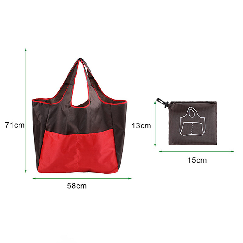 Geantă de cumpărături pliabilă de mare capacitate Genți de stoc pentru femei Genți de mână reutilizabile Genți ecologice Băcănie de plajă Geantă de depozitare a jucăriilor