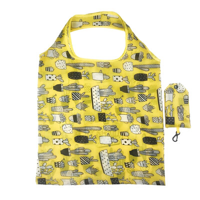 Modele de plante cu animale florale de modă Genți de cumpărături reutilizabile Geantă de cumpărături pliabilă de călătorie Genți portabile de umăr Geantă de mână pentru depozitare