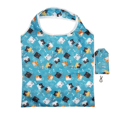 Modele de plante cu animale florale de modă Genți de cumpărături reutilizabile Geantă de cumpărături pliabilă de călătorie Genți portabile de umăr Geantă de mână pentru depozitare