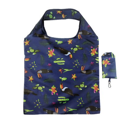 Modele de plante cu animale florale de modă Genți de cumpărături reutilizabile Geantă de cumpărături pliabilă de călătorie Genți portabile de umăr Geantă de mână pentru depozitare