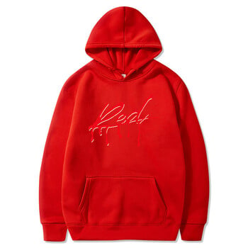 Μουσικό άλμπουμ Playboi Carti Whole Lotta Red Print Hoodies 90s Vintage Rapper Hip Hop Hooded φούτερ Casual Pullover Unisex