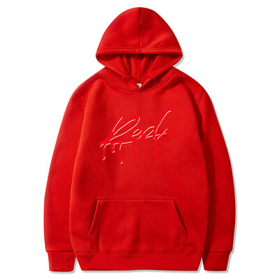 Playboi Carti Music Album Whole Lotta Red Print Hoodie anii 90 Vintage Rapper Hip Hop Hanorac cu glugă Casual Pulover Unisex