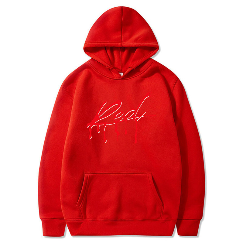 Playboi Carti Music Album Whole Lotta Red Print Hoodie anii 90 Vintage Rapper Hip Hop Hanorac cu glugă Casual Pulover Unisex