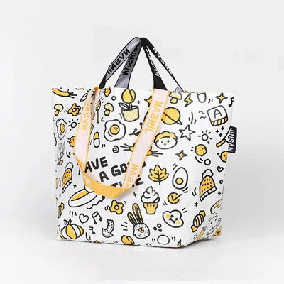 Kreativni poklon, ručna torba za kupnju, plastična tkana torba velikog kapaciteta, vodootporna torba za pohranu na rame