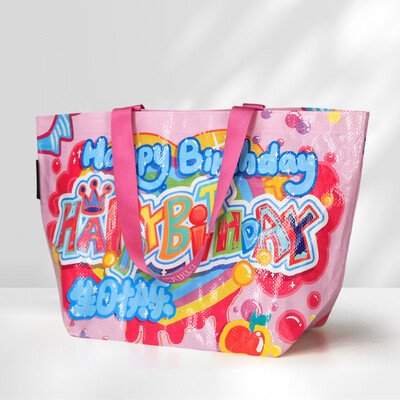 Kreativni poklon, ručna torba za kupnju, plastična tkana torba velikog kapaciteta, vodootporna torba za pohranu na rame