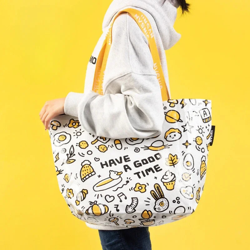 Kreativni poklon, ručna torba za kupnju, plastična tkana torba velikog kapaciteta, vodootporna torba za pohranu na rame