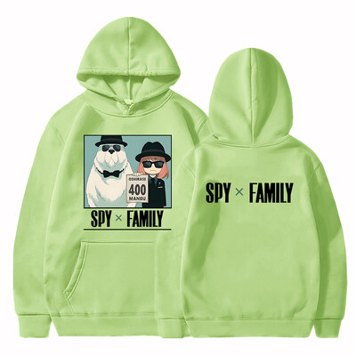 Anime japonez SPY X FAMILY Manga cu hanorace Pulovere supradimensionate Anya Forger și Bond Forger Hanorac cald de iarnă cu desene animate imprimate