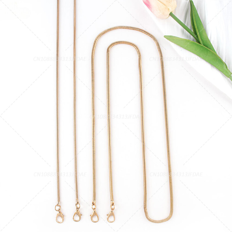 120 cm Șarpe de înlocuire curea de lanț Închizătoare de legătură metalică Lanț de poșetă Mâner de geantă Umăr încrucișat Genți de mână Lanț