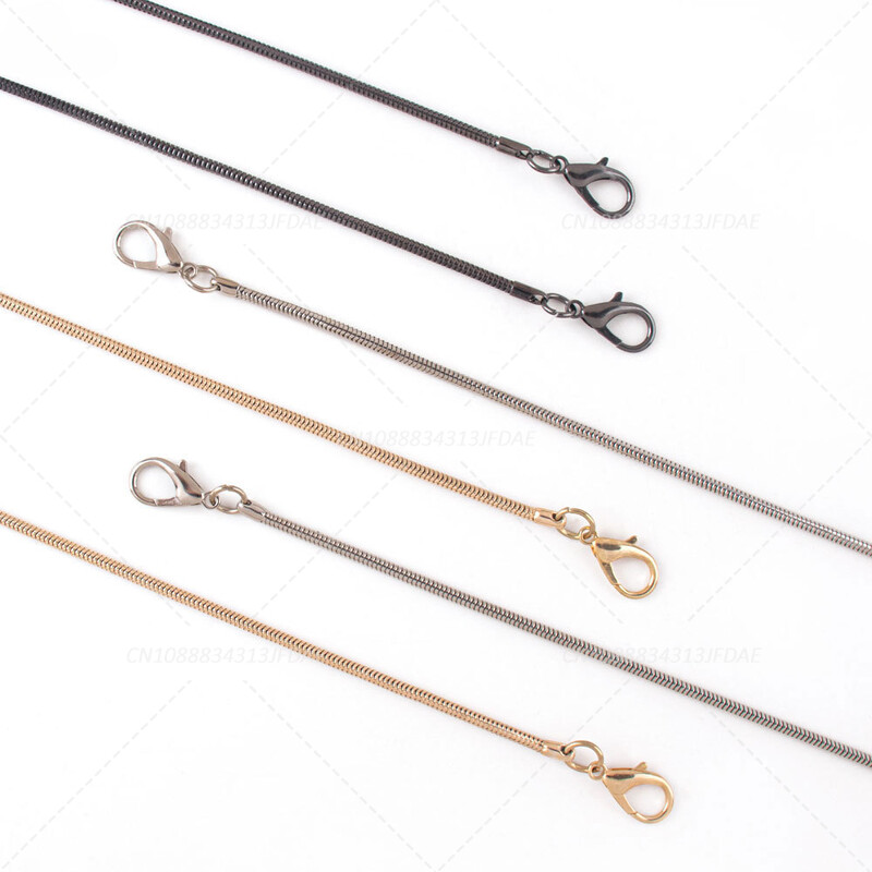 120 cm Șarpe de înlocuire curea de lanț Închizătoare de legătură metalică Lanț de poșetă Mâner de geantă Umăr încrucișat Genți de mână Lanț