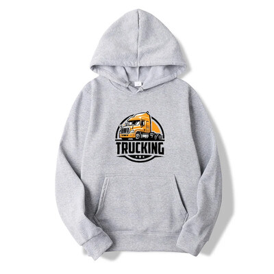 Kravu pārvadājumi Apdrukas Pulovers Tops Vīriešu brīvi ielas kapuciņi Pavasara rudens džemperi ar garām piedurknēm āra sporta apģērbi