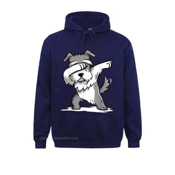 Summer Schnauzer Cute Dabbing Hoodie Funny Dab Dance GifHoodie Φούτερ για άντρες σχεδιαστές Μακρυμάνικα φούτερ Κουκούλες