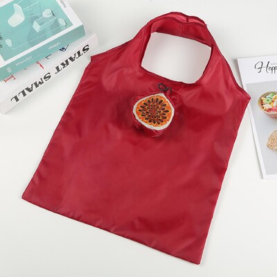 1kom sklopiva torba za pohranu u obliku voća Sklopiva torbica za kupnju Sklopiva višekratna prijenosna ženska torba na rame