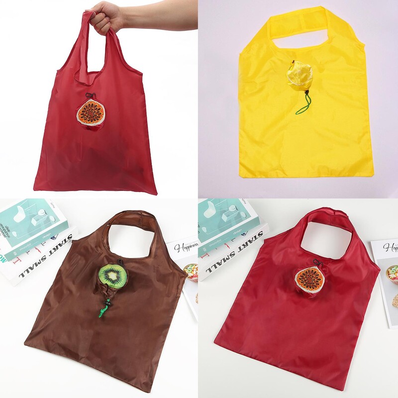 1kom sklopiva torba za pohranu u obliku voća Sklopiva torbica za kupnju Sklopiva višekratna prijenosna ženska torba na rame