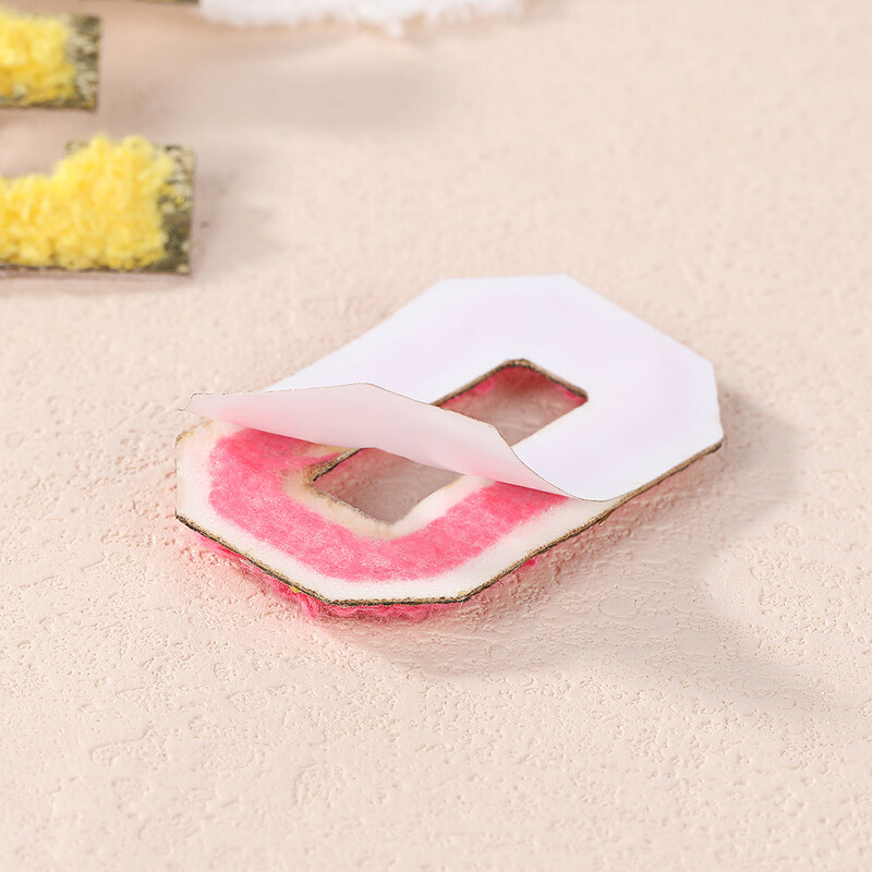 AZ Prosop Broderie Patch-uri Litere englezești Patch-uri pentru haine Lipți pe patch-uri DIY Nume Desene Animat Fructe Autocolant pentru Genți Pălării