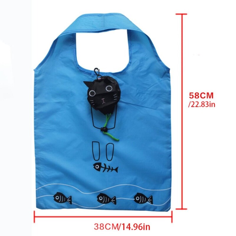 Žaba Sklopiva torba za kupovinu Mačka Crtić Sklopiva ekološka torba Torbica za rame Višekratna torba za pohranu za kupovinu Muškarci