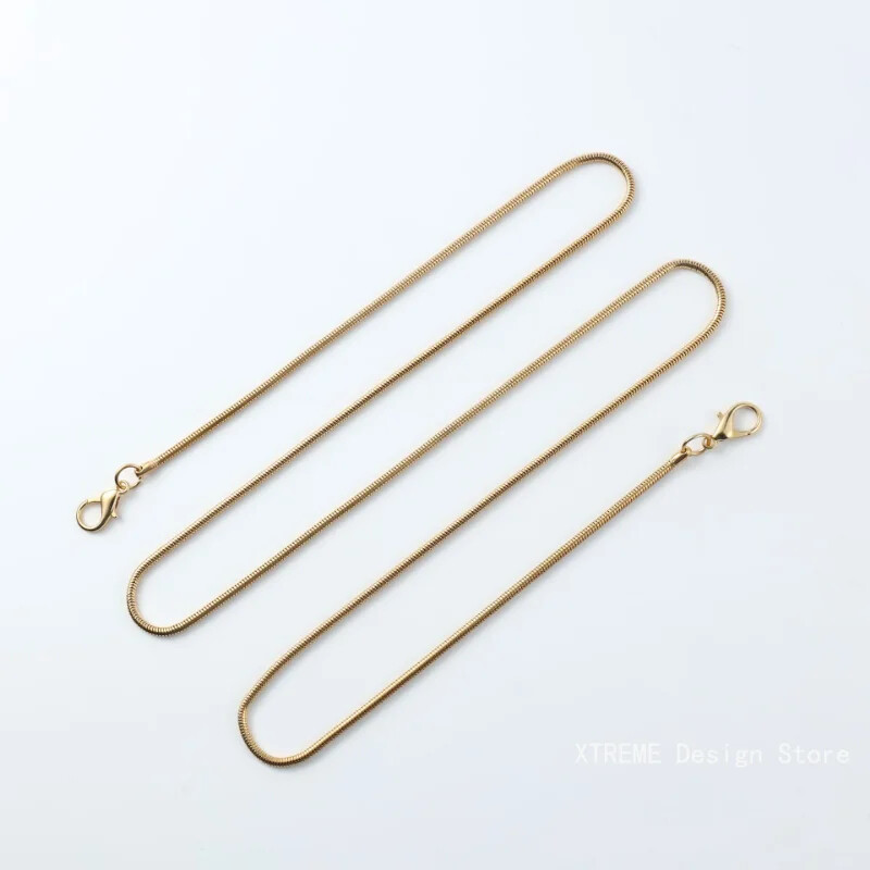 120 cm / 3,2 mm čūskas nomaiņas ķēdes siksna Metāla saite Aizdare Maks Ķēdes Soma Rokturis Plecu šķērsām rokassomas Ķēde