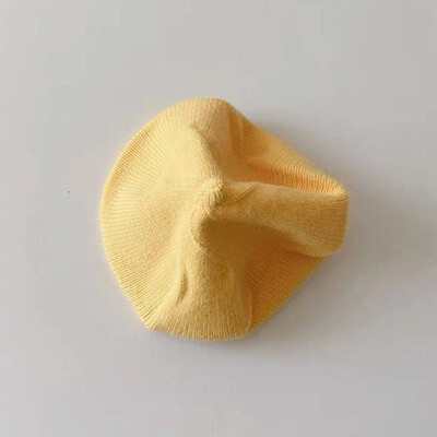 Modni slatki dječji pleteni šešir s beretkom Jednobojni dječji topli šeširi Jesensko-zimske kape za djecu Dodaci za šešir na otvorenom Poklon