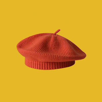 Modni slatki dječji pleteni šešir s beretkom Jednobojni dječji topli šeširi Jesensko-zimske kape za djecu Dodaci za šešir na otvorenom Poklon