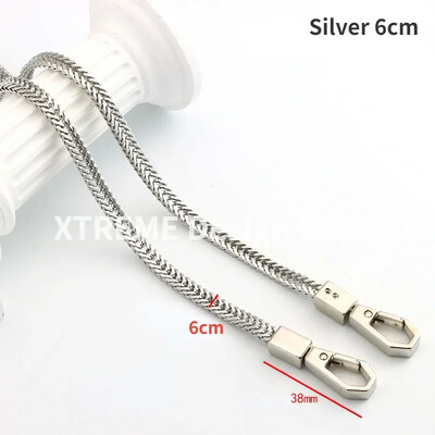 Lanț de oase de șarpe de 40/100/120 cm, auriu/argintiu/negru, curea de schimb pentru geantă, curea de umăr din metal, accesoriu pentru geantă.