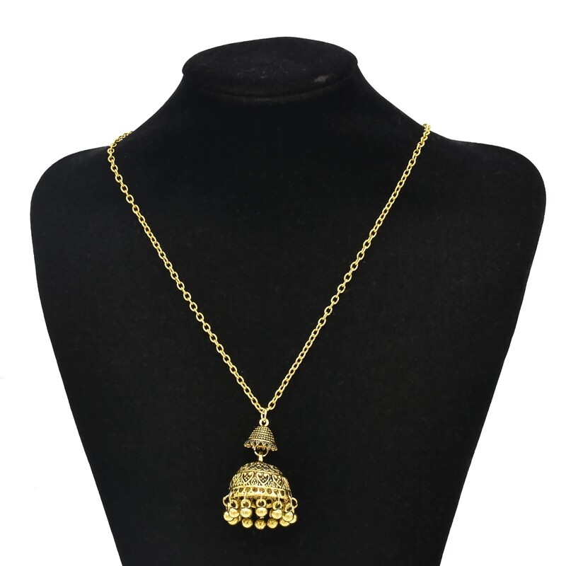 Stil etnic retro Tibetan Dai Dunhuang Feitian Set colier și cercei cu ciucuri Accesorii Bijuterii