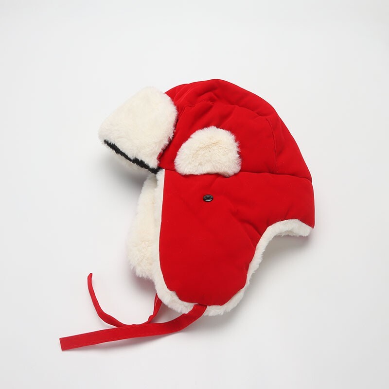 Bomber kapa Ženska zimska za muškarce Ženska debela topla krznena baršunasta hladna kapa Muška snježna ruska ušnica