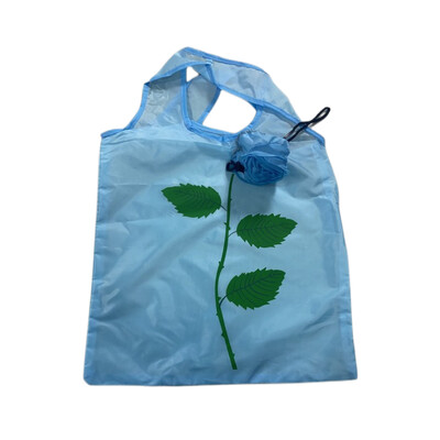 Torbe za kupnju s cvijetom ruže Prijenosni organizatori za pohranu Poliesterska tkanina Eko Ženska torba velikog kapaciteta Putna sklopiva ručna torba