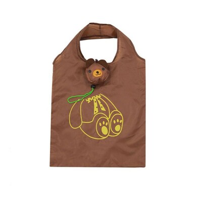 Genți de cumpărături cu imprimeu animal Genți de umăr portabile reutilizabile drăguțe Genți de tote pliabile cu desene animate