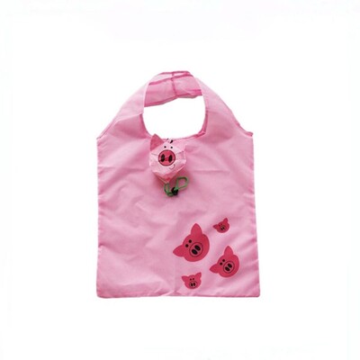 Genți de cumpărături cu imprimeu animal Genți de umăr portabile reutilizabile drăguțe Genți de tote pliabile cu desene animate