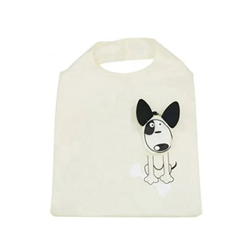 Genți de cumpărături cu imprimeu animal Genți de umăr portabile reutilizabile drăguțe Genți de tote pliabile cu desene animate