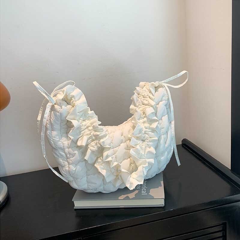 Ženska torba Bubble Cloud Bag Čvrsta prošivena podstavljena ručna torbica Kreativna velika torbica Zatvaranje na patentni zatvarač Podesiva naramenica za ljetnu zabavu