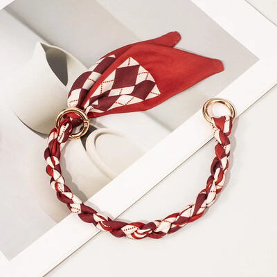 Soma ķēde metāla sakausējuma zīda šalles soma ķēde noņemama loka šalle metāla ķēdes somas Jostu siksnas somas