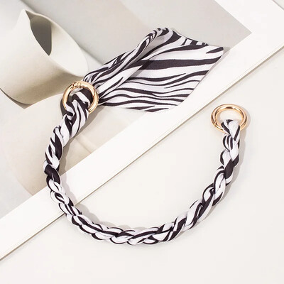 Soma ķēde metāla sakausējuma zīda šalles soma ķēde noņemama loka šalle metāla ķēdes somas Jostu siksnas somas